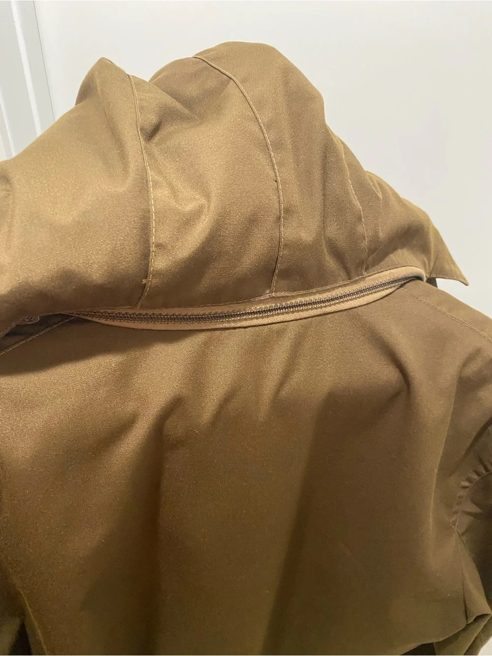 Vintage 80s Yugoslav Field Jacket Coat Makedonija Sport Lined Hooded Brown Sz 52